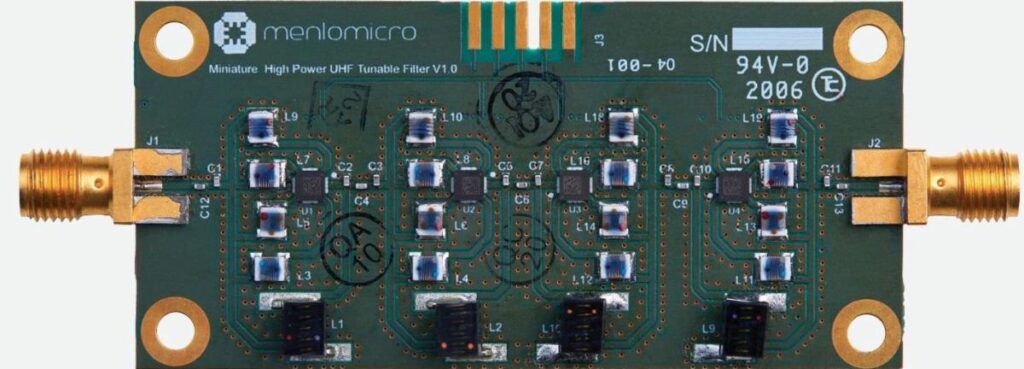 High Power miniaturized UHF filter